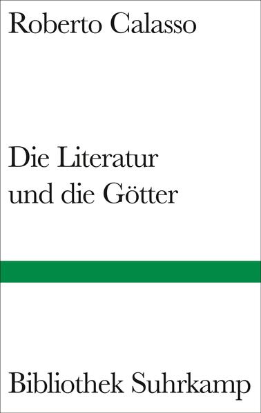 „Calassos Überblick über das neuerwachte Interesse am Mythos zeigt, wie entscheidend der Einfluss der Götter auf die moderne Literatur war. Calasso ist nicht nur immens gebildet, er ist auch einer der originellsten Denker und Schriftsteller, die wir haben.“ Charles Simic In der italienischen Renaissance werden die Götter Griechenlands wiederentdeckt, dann verbannt im Zeitalter der Aufklärung, bis sie erneut zu Beginn der deutschen Romantik erscheinen. Ihre Geschichte lässt sich auch lesen als eine verschlüsselte Geschichte der Literatur. Calassos Erforschung der „absoluten Literatur“, die sich jeglichem Dienst an der Gesellschaft verweigert, führt in das Reich von Dionysos und Orpheus, zu Baudelaire, Novalis, Mallarmé und Hölderlin. Orpheus, Apollo und ein Schreibender. Attische Kylix, Corpus Christi College, Cambridge „Die Literatur ist niemals Sache eines einzelnen Subjekts. Mindestens drei Akteure gehören zu ihr: die schreibende Hand, die sprechende Stimme und der Gott, der überwacht und gebietet.“