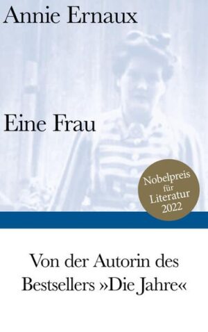 Nobelpreis für Literatur 2022 Dreizehn Tage nach dem Tod ihrer Mutter im Jahr 1986 schreibt Annie Ernaux ein kurzes, schmerzhaftes Requiem. Und lässt die Mutter als Repräsentantin einer Zeit und eines Milieus auferstehen, das auch das ihre war. Das Leben ihrer Mutter: geboren um die Jahrhundertwende in der Normandie, Arbeiterin, dann Ladenbesitzerin, Ehefrau, zweifache Mutter, lebenslustig und offen, Körper und Geist werden später langsam durch Alzheimer zerstört. Das Ende war für die Tochter vorauszusehen, die Wirklichkeit des Todes scheint indessen kaum erträglich. Zeit ihres Lebens kämpfte die Mutter darum, ihren sozialen Status zu erhalten, ihn vielleicht sogar zu überwinden. Erst der Tochter wird dies gelingen, eine Distanz zwischen den beiden entsteht. Auch darauf blickt Annie Ernaux zurück, voller Zärtlichkeit und Abscheu und Schuldgefühl.