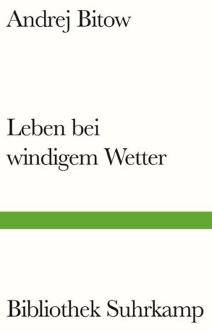 Eine Datscha, nicht weit, aber weit genug von der Stadt entfernt, ideal zum Arbeiten - das ist der Plan. Sergej, ein junger Schriftsteller und Vater, richtet sich dort mit seiner Frau und dem kleinen Sohn für die Sommerfrische ein. Von der Landpartie erhofft er sich die Muße, endlich in Ruhe schreiben zu können. Aber aus der Abwesenheit urbaner Zumutungen entsteht keine Konzentration, sondern eine andere Art der Unruhe, die ständig um das (Nicht-)Schreiben und seine äußeren Bedingungen kreist, um Nähe und Abgrenzung, Autonomie und Selbstorganisation. Den herrlich atmosphärischen, oft selbstironischen Alltagsbeobachtungen und -reflexionen des »Lebens bei windigem Wetter« werden die »Aufzeichnungen aus der Ecke« an die Seite gestellt - ein intimer Werkstattbericht, die Innenschau des Schreibenden, seine Notate zu Lüge und Wahrheit in der Literatur, zu Tod und Ungerechtigkeit, Traum und Wirklichkeit. Und so ergibt sich das hinreißende Doppelbild eines jungen Mannes in den windigen Wettern zwischen Familienalltag und Werk - ein Text von großer Gegenwärtigkeit und überraschender, zeitloser Aktualität.