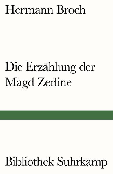 »Die Erzählung der Magd Zerline« gehört in den größeren Zusammenhang der »Schuldlosen«, an denen Hermann Broch - unter Einschluß älteren Materials - 1948/49 gearbeitet hat. Sie kann für sich selbst stehen und steht für sich selbst als denkwürdiges Beispiel einer Liebesgedichte, erzählt von der, die da Jahrzehnte zuvor so leidenschaftlich geliebt hat. Sie ist ein Stück ins Moderne umfunktionierter Don-Juan-Mythos.