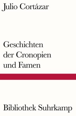 Die Cronopien, Famen und vom Titel unterschlagenen Esperanzen, die 1962 aus Cortázars »Leyer zum ersten Mail ans Licht« traten, gehörten heute zum Vokabular des spanisch Sprechenden. Cronopien, kleine »grüne und feuchte« Subjekte, sind zwar undefinierbar, aber mit schönster Humanität und Weltfrömmigkeit ausgestattet, kindhaft unberechenbar und an Erfahrenheit uralt. Diese Fabeln und Parabeln sind der vierte und letzte Teil eines »Lehrbuchs in der Kunst, die Alltagswelt zu poetisieren« (Wolfgang Promies), Unterweisungen in ungewöhnlichen oder bisher selbstverständlichen, was heißt, nie bedachten Tätigkeiten, die dies künftig nie mehr sein werden.