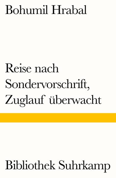 Hrabal erzählt die Geschichte des liebeskranken jungen Bahnbeamten Milo?. Er tut in den letzten Monaten des Zweiten Weltkriegs Dienst in einem kleinen Bahnhof, der an einer wichtigen Strecke liegt. In speziell gesicherten Zügen bringen die Deutschen Verstärkung und Nachschub an die Ostfront, während in Gegenrichtung Lazarettzüge rollen. Wegen einer verdächtigen Verspätung nehmen sie Milo? als Geisel, lassen ihn jedoch bald wieder frei. In einer der folgenden Nächte wird Milo? von seinem Liebesleiden erlöst. Um so entschlossener beteiligt er sich daraufhin an dem Anschlag auf einen Munitionstransport - und wird schwer verwundet. Hrabal stellt in dieser meisterhaften Erzählung das allzumenschlich Komische und das Entsetzliche hart nebeneinander und verbindet es - mit starker Wirkung.