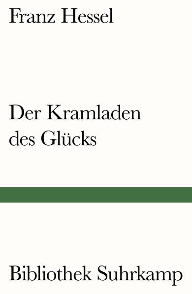 1913 schrieb Franz Hessel, dreiunddreißig Jahre alt, diesen frühesten seiner drei Romane. Gleich vielen ersten Romanen ist er in hohem Maße Autobiographie. Der Protagonist Gustav Behrendt erfährt nach einer wunderbaren, an »Glück« reichenden Kindheit, durch die ihn die Mutter wie durch einen Garten Eden geleitet, sehr bald welche Lebensumstände ihn von den Gefährten entfernen: er ist Jude, er ist Sohn aus vermögendem Hause, er muß um den Platz an der Sonne nicht kämpfen. In München entwickelt sich aus dem Nicht-Dazugehörenden ein Träumer und subtiler Beobachter. Einem solchen liegt die Welt offen: sie ist ihm ein Kramladen mit einem riesigen Assortiment an Glück, dessen Augenkauf ihm genügt.