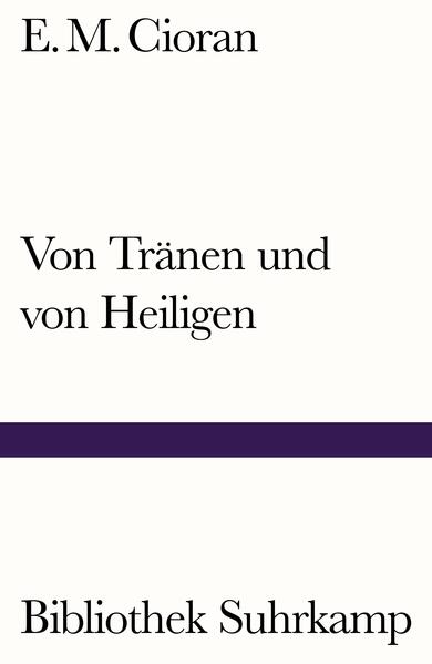 »Von Tränen und von Heiligen«, 1937 auf rumänisch geschrieben, erschien 1987 in einer französischen Übertragung, die Cioran selbst so eingehend überarbeitet hat, daß aus ihr gleichsam ein Originaltext geworden ist. Der balkanisch exzessive Polemiker-Dichter wird fünfzig Jahre später vom französisch strengen Stilisten gebändigt, der junge, von einer religiösen Krise aufgewühlte Cioran wird vom Experten des ironischen Durchblicks, vom geschundenen Sezierer in die Schranken gewiesen, aber keineswegs neutralisiert.