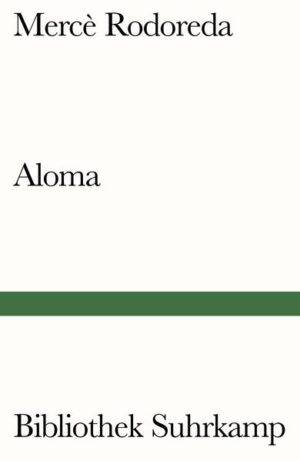 Aloma ist der Name eines jungen Mädchens, das ernst und streng ist mit sich selbst, sensibel im Umgang mit anderen. Alomas Eintritt ins Leben ist durch Verluste gekennzeichnet: ihre Eltern sind tot, der eine Bruder hat Selbstmord begangen. Die junge Frau lebt mit ihrem älteren Bruder, dessen Frau Anna und dem kleinen Sohn des Ehepaars im elterlichen Haus. Die Verhältnisse sind eng, ebenso bedrückend wie die Atmosphäre im Barcelona der Vorkriegsjahre. In diesem Leben bedeutet der Besuch von Annas nach Südamerika ausgewandertem Bruder Abwechslung. Für Aloma ist es die erste, folgenschwere Liebe. Sie wird sich bewußt, daß das Leben seine Opfer unter jenen sucht, die ihm am offensten gegenüberstehen und weniger egoistisch sind als andere. Zurück bleibt schließlich ein Mensch, der, das ungeborene Leben in sich, einer ungewissen Zukunft ausgesetzt ist.