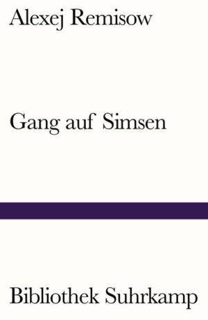 Den seltsamen Titel seines erstmals 1929 veröffentlichten Büchleins erläutert Alexej Remisow (1877-1957) gleich zu Beginn: Zwei seiner Brüder seien mondsüchtig gewesen, ihn aber, den Nichtmondsüchtigen, habe das Leben ebenfalls über schwindelerregende Simse geführt, ohne ihn gegen die Gefahren zu feien. Gang auf Simsen berichtet anekdotisch von Remisows Emigration (Berlin - Prag -Paris), von schwierigen und skurrilen Begebenheiten in Remisows Jahren der Krise 1921-1928.