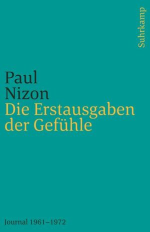 1961. Ein junger Mann Anfang 30. Sein erstes Buch, ein Erzählband, hatte Aufsehen erregt, die Kritik bescheinigte ihm Talent. Nun schreibt er an einem Rom-Buch. Es wird mit viel Vorschußlorbeeren bedacht, und ein bedeutender Literaturverlag will es herausbringen. Der Autor, der Beruf und Familie hinter sich läßt, um ganz im Schreiben aufzugehen, wähnt sich auf dem Olymp der deutschsprachigen Literatur. Als jedoch sein Buch 1963 erscheint, stößt es auf völliges Unverständnis. Den Autor, Paul Nizon, stürzt die Ablehnung seines furiosen Sprachkunstwerks Canto in eine Krise. Wie er sich daraus langsam wieder herauskämpft und in die deutsche Literatur zurückschreibt, davon handelt dieser Journalband. Das Tagebuch aus den Jahren 1961 bis 1972 - der erste einer auf vier Bände angelegten Journalreihe - erzählt von den Versuchen Paul Nizons, sich gegen alle Widerstände seiner Identität als Schriftsteller zu vergewissern und diese Identität in der eigenen Existenz zu begründen. Vor dem Hintergrund der sechziger Jahre entfaltet es zudem die Stoffwelten und Formideen seiner Bücher von Canto bis Untertauchen. Aus diesem »Rohmaterial« seines gelebten Lebens, aus diesem »Stoff- und Gedankenspeicher«, der Werkstattbericht und Alltagsprotokoll in sich vereint, hat Paul Nizon nichts weniger erschaffen als einen Roman: den Roman seiner künstlerischen Heraufkunft.