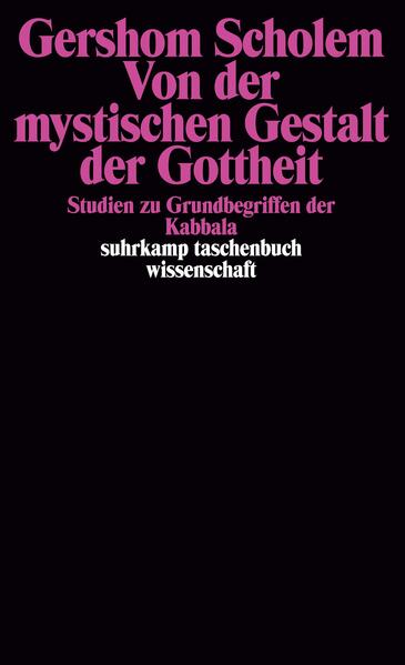 »Die neue Sicht der Kabbala... brachte eine neue Auffassung der Gottheit mit sich: nicht mehr der ferne Gott der frühen jüdischen Mystik, aber auch nicht der abstrakte Gott der jüdischen Philosophen des Mittelalters. Diese Wandlung der Gottesvorstellung bildet den Gegenstand des Buches..., eine systematische Darstellung des neuen Gottesbewußtseins in seinen sechs Grundbegriffen: Die mystische Gestalt der Gottheit