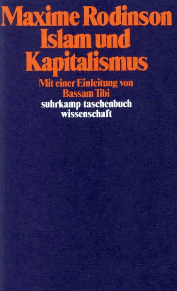 "Der französische Soziologe und Orientalist Maxime Rodinson fragt in diesem Buch, welche Chancen der Kapitalismus als ökonomisches und gesellschaftliches System in den mohammedanischen Ländern hat. Für Rodinson ist die Ursache für das Ausbleiben einer kapitalistischen Entwicklung in der islamischen Welt nicht im Islam selbst zu suchen, »sondern in all denjenigen Faktoren, auf denen diese Ideologie basiert: in dem gesamten sozialen Leben der mohammedanischen Welt«. Durch eine komparative Analyse Chinas und der islamischen Welt zeigt Rodinson Gemeinsamkeiten in der sozialen Evolution beider Gebiete auf, die durch die Strukturen der Unterentwicklung bedingt sind, und diese sind nicht eigentümlich für die eine oder andere Kultur