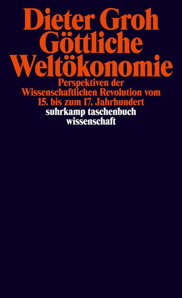 »Göttliche Weltökonomie« ist eine auf die Stoa zurückgehende Begriffsbildung, die dazu diente, Bau und Struktur des Weltganzen philosophisch oder theologisch zu beschreiben. Diese »Oikonomia« Gottes-verstanden als Heilsplan und zugleich teleologisch konzipiertes Ganzes der Schöpfung-bildet den Leitfaden des zweiten Bandes von Dieter Grohs großer Geschichte der Beziehungen zwischen Theologie und modernen Wissenschaften. Seine Grundthese lautet: Die modernen Wissenschaften sind nicht aus einem Prozeß der Säkularisierung hervorgegangen, sondern aus dem Versuch, jene göttlichen Gesetze, die die regelhaften Abläufe in Natur und Menschenwelt zu bestimmen schienen, zu entdecken und zu formulieren.