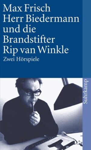 Das Hörspiel Herr Biedermann und die Brandstifter inszeniert die Geschichte eines Kleinbürgers, der die Brandstifter in sein Haus läßt, um von ihnen - verzweifelte Hoffnung opportunistischer Bonhomie - verschont zu werden. In der verwickelten Konspiration von Spießern und Gangstern wird eine Geisteshaltung entlarvt, die zur Urgeschichte des Totalitären gehört.