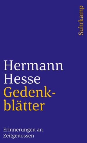 Dieser Sammelband, der 1937 erstmals, 1947, 1950 und 1962 nochmals, jedesmal in erweiterter Form neu aufgelegt und jetzt um die wichtigsten zugehörigen Texte aus dem Nachlaß ergänzt wurde, ergibt eine Art Autobiographie. Um die Jahrhundertwende beginnend, spiegelt er aber auch sechs Jahrzehnte Zeit- und Kulturgeschichte.