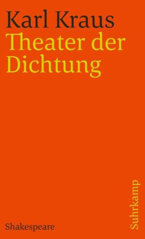 Karl Kraus, geboren am 28. April 1874 im böhmischen Gitschin, ist am 12.Juni 1936 in Wien gestorben. Unter dem Motto »Shakespeare hat alles vorausgewußt« hat sich Karl Kraus in seinen satirischen Schriften, von Sittlichkeit und Criminalität über Die letzten Tage der Menschheit bis zur Dritten Walpurgisnacht, immer wieder auf Shakespeare berufen. Derselbe Gedanke bestimmt gutenteils auch die Darbietung von Dramen Shakespeares in beinahe hundert Vorlesungen von Karl Kraus. Die für sein »Theater der Dichtung« hergestellten Bearbeitungen, von denen freilich nur sieben erhalten sind, stellen einige Shakespearesche Meisterwerke, darunter Macbeth und Das Wintermärchen, in der maßgeblichen Übersetzung durch Schlegel/Tieck, dramaturgisch gerafft und sprachlich erneuert, »gebändigt, nicht gezähmt«, auch für die Bühne der Gegenwart bereit.