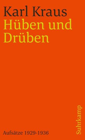 Karl Kraus, geboren am 28. April 1874 im böhmischen Gitschin, ist am 12. Juni 1936 in Wien gestorben. Die Fackel der Jahre um 1933 nimmt mit beinahe allen Artikeln, die der vorliegende Band zusammenstellt, Bezug auf Hitlers ›Machtergreifung‹ - indem sie zunächst die Voraussetzungen und dann die Folgen dieser Katastrophe dokumentiert und diskutiert. Ein zentrales Thema bildet hier wie dort die Politik der Sozialdemokratie beider Republiken. Ebenso unnachsichtig faßt Karl Kraus den Zustand einer Kultur ins Auge, die, von der Presse beherrscht und zur Kulturindustrie heruntergekommen, dem Einbruch der Barbarei nichts entgegenzusetzen hat. Zu den Schriften dieser Jahre gehören allerlei Meisterwerke der Polemik wie der Satire und einige von Kraus’ vollkommensten Werken überhaupt - wie der Briefwechsel mit der »Literarischen Welt« und die Rede am Grab von Adolf Loos. Das Hauptstück des Bandes, ein Buch im Buch, bildet der Anfang 1934 abgefaßte Brief Warum die Fackel nicht erscheint, in dem auf mehr als 150 Seiten der Entschluß begründet wird, die Dritte Walpurgisnacht von 1933, Kraus’ Auseinandersetzung mit dem Nationalsozialismus, unveröffentlicht zu lassen.