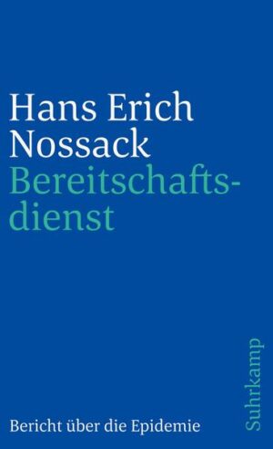 Hans Erich Nossack, 1901-1977, erhielt 1957 den Preis des Kulturkreises im Bundesverband der Deutschen Industrie, 1961 den Georg-Büchner-Preis, 1963 den Wilhelm-Raabe-Preis. Prosa: Nekyia