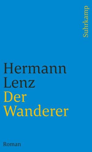 Der Wanderer: Das ist der wenig erfolgreiche, aber unbeirrbare Schriftsteller Eugen Rapp. Die Freiheit zu schreiben, die er sich nach Frontjahren und Kriegsgefangenschaft, in einer Zeit, da alle Welt mit dem Überleben beschäftigt war, zuerkannte, macht er noch immer geltend. Und mehr noch: die Freiheit, unzeitgemäß zu schreiben. Seine Lebensformen sind das Schreiben und Wandern. Drei Wanderungen schildert Hermann Lenz. Es sind drei Strophen einer wunderbaren Melodie. Eines Hohenliedes des Waldes, das hoffentlich nicht bald schon zum Nachruf wird. Der Wanderer ist der selbständige sechste Teil der autobiographischen Romanfolge Verlassene Zimmer, Andere Tage, Neue Zeit, Tagebuch vom Überleben und Leben und Ein Fremdling.