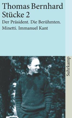 Dieser zweite Band der Stücke von Thomas Bernhard enthält diejenigen Dramen (Komödien? Tragödien? Keine Komödien? Keine Tragödien?), die in den Jahren zwischen 1975 und 1978 uraufgeführt wurden.