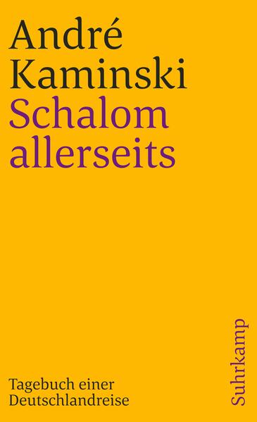 Am Anfang war ein Buch: Nächstes Jahr in Jerusalem, ein Roman, mit dem André Kaminski gewissermaßen über Nacht bekannt wurde, eine Geschichte, die mit ihrer originellen Komik und mit ihrem so ernsten Hintergrund die Leser begeisterte. Eine Lesereise führte den jüdischen Autor zum ersten Mal in das Land mit der unrühmlichen jüngsten Vergangenheit. 102 Städte in 65 Tagen. Und er führte ein Tagebuch über die Erfahrungen bei seinen Besuchen auf all den Stationen zwischen Neumünster im Norden und München im Süden. »Es ist, als habe der Jude, der nach Deutschland kommt, eine Art zweites Gesicht. Er sieht hinter die Oberfläche von Freundlichkeit und Anerkennung …Er stößt auf gutgemeinte, aber beschönigende Gedenktafeln, vermißt aber den Hinweis auf einen deutschen Widerstand, den es nicht gegeben hat