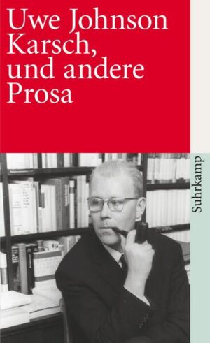 Die fünf Prosatexte Uwe Johnsons, die 1964 zum ersten Mal erschienen, gilt es neu zu bewerten. Viele Leser und Kritiker meinten, es handele sich um eine Zusammenstellung von Erzählungen - obwohl der Autor einen deutlichen Hinweis darauf gab, daß er dieses Buch nicht als bloße Zusammenstellung verstanden wissen wollte, indem er einen Titel wählte, der mit keiner Uberschrift der Texte im Band identisch ist. Die Tatsache, daß Gesine Cresspahl aus den Mutmassungen über Jakob und Karsch aus dem Dritten Buch über Achim Personen der Erzählungen sind, gab Anlaß zu der Vermutung, bei dieser Prosa handele es sich um Seitenstücke zu den vorhergehenden Romanen. Nach der Vollendung der Jahrestage wird im Rückblick deutlich, daß Karsch, und andere Prosa einen Schlüsseltext im Werk Uwe Johnsons darstellt. In ihm erhält der Kosmos seiner Personen feste Gestalt, wird das Erzählprogramm, wie es in den Jahrestagen sich entfaltet, in seiner Neuartigkeit, gemessen an den beiden ersten Romanen, nachvollziehbar.