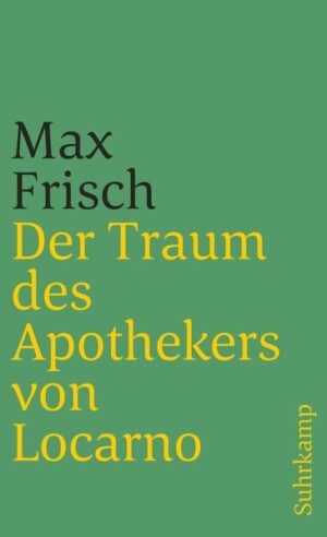 Max Frischs Tagebuch 1966-1971 enthält mehrere Erzählungen und Erzählskizzen. Jeder dieser Texte hat für das Tagebuch seine Funktion, für sich erzählt jeder eine je eigene Geschichte: Vom Traum des Apothekers, der nur weiß, »daß es nicht stimmt, was er denkt, was er sagt, was er tut, was er weiß«