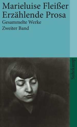 Der zweite Band enthält einen Roman und die erzählende Prosa der lange verkannten Autorin. »Meine Begabung ist im Grunde episch«, bekannte sie 1955 Bertolt Brecht, mit dem sie in den zwanziger Jahren eng befreundet war. Obwohl man ihr immer wieder einen Roman abverlangte, schrieb sie nur einen einzigen. Er erschien 1931 unter dem Titel Mehlreisende Frieda Geier. Er zeigt nicht nur das dichterische Talent der Fleißer von einer ganz anderen Seite, sondern gehört zu den anmutigsten epischen Leistungen aus dem Anfang der dreißiger Jahre. Eine Zierde für den Verein ist nun der Titel der überarbeiteten Fassung. Um 1930 öffnete sich für Marieluise Fleißer zum ersten Mal die Welt: Die Erlebnisse in Berlin, Schweden und Andorra sind der Inhalt der Draws-Geschichten. Es waren, so scheint es, die heitersten Jahre der zu jähem Ruhm gekommenen Autorin. Sie belegen ihre Aufmerksamkeit für Personen und Fragestellungen der Zeit. Mit Frühe Begegnung und Aus der Augustenstraße werden ihre Erinnerungen an Brecht erweitert.