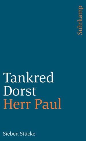 Immer wieder sind Tankred Dorst Stücke gelungen, die ihrer Gegenwart ebenso gerecht werden, wie sie ihr differenziert widersprechen. Mit Herr Paul, dem Stück des Jahres 1994, wurde Tankred Dorst zum Theaterautor des Jahres 1994 gewählt. Er gehört heute zu den meistgespielten deutschsprachigen Gegenwartsautoren, und jedes Mal gilt für alle Figuren in seinen Stücken die Frage: Wie könnte es weitergehen, anders weitergehen.