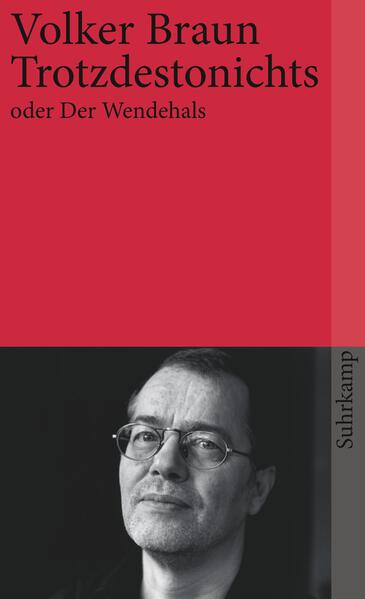 Drei Texte, entstanden 1992/93 nach der »Wende«, die Volker Braun nun Umbruch nennt, zeigen seine ungebrochene Lust, in die Verhängnisse zu sehen. Auf die bittere Geschichte Das Nichtgelebte folgt der satirische Dialog Der Wendehals, und dieser wird kommentiert von den kafkaesk gestimmten Kurzerzählungen der Fußgängerzone.