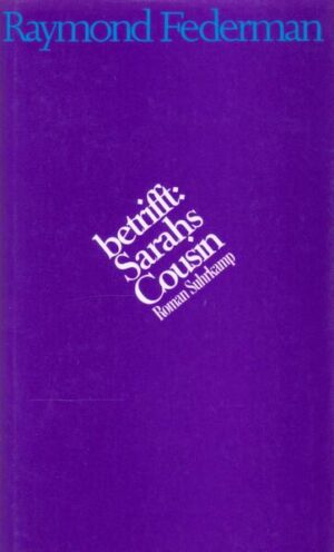 »Ich kann schon die Einsprüche hören. Nicht schon wieder! Warum eigentlich nicht? Ein Thema so gut wie jedes andere und ziemlich in Mode heutzutage.« Ein Autor wie Raymond Federman darf diese bestürzende Wahrheit so lakonisch in Erinnerung rufen, denn sein ›Thema‹ heißt Deportation und Vernichtung. ›Post-Holocaust‹ hat Raymond Hederman seine Literatur genannt. Das schriftstellerische Werk des heute in den Vereinigten Staaten lebenden Avantgarde-Autors bringt der Suhrkamp Verlag seit vergangenem Jahr neu heraus oder stellt es, wie den vorliegenden Roman - ›betrifft: Sarahs Cousin‹, erstmals in deutscher Übersetzung vor. Das Versteck im Wandschrank bewahrte Raymond Federman davor, wie seine Eltern und Schwestern am 16. Juli des Jahres 1942 aus Paris nach Auschwitx deportiert zu werden. Er »hat den Tod hinter sich« — aber nicht vom Tod wollen Raymond Federmans Romane erzählen, sondern vom Überleben, vom zweiten Leben eines Verschonten. Sarah und ihr Cousin warten aufeinander: er wartet wegen eines verspäteten Weiterflugs nach Israel auf dem Flughafen jener Stadt, in der er geboren wurde