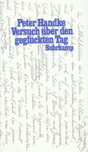 Der Versuch über den geglückten Tag, »Ein Wintertagtraum«, hat ein Motto aus dem Römerbrief: »Der den Tag denkt, denkt dem Herrn.« Der geglückte Tag ist ein Abenteuer mit dem Tag als Gegenüber, als Gegner. Die »Expedition Tag« gibt Einzelmomenten einen Zusammenhang eben durch die Stimme des Erzählers. »Carpe diem«, der Spruch des Horaz, wird hier neu übersetzt mit »Pflücke den Tag«, ganz so, wie der Erzähler sein Problem sieht: aus den geglückten Augenblicken, als vierte Macht, den geglückten Tag zu pflücken. »Wie viel mehr wäre mit dem Tag zu machen, mit nichts als dem. Und jetzt, in meinem Leben, in deinem, in unser beiden Epoche, ist sein Momentum … Wenn ich es nicht jetzt mit dem Tag versuche, dann habe ich seine Möglichkeiten auf Dauer verspielt …«