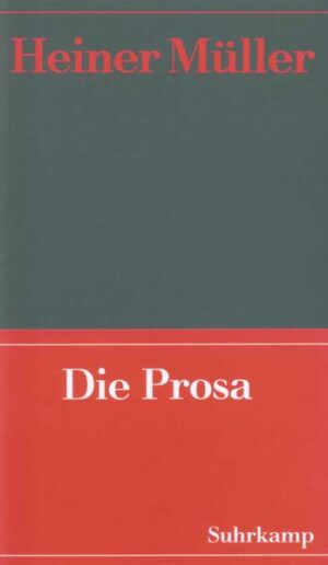 Weniger umfangreich, aber ebenso kontinuierlich wie Gedichte schrieb Heiner Müller von Beginn der fünfziger Jahre an bis kurz vor seinem Tod auch Prosa. Unter diesem Begriff werden hier alle Texte des Autors versammelt, die ihrer Form nach als Genres erzählenden, beschreibend emblematischen oder berichtenden Charakters definiert werden können. Formen wie Essays, Reden, Aufsätze, publizistische Beiträge werden in einem späteren Band folgen, auch wenn freilich Müllers Schreiben weit eher einem Zusammenschluß als einer formal behaupteten Abgrenzung unterschiedlicher ästhetischer Darstellungsweisen zuarbeitet. Neben schon zu Lebzeiten veröffentlichten Arbeiten, die allerdings oft an entlegenen Orten und zumeist nicht in Buchform oder doch wenigstens nicht in einem gattungsspezifischen Zusammenhang erschienen sind, präsentiert dieser Band 2 der Werkausgabe zahlreiche unbekannte, als Typoskript im Nachlaß aufgefundene Prosatexte Heiner Müllers.