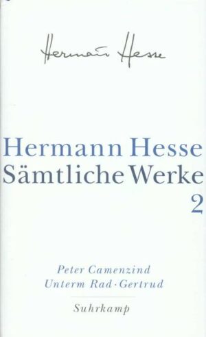 Die Bände 2 bis 5 enthalten Hesses Romane vom »Peter Camenzind« bis zum »Glasperlenspiel«. Erstmals werden hier auch die Frühfassungen und Varianten zu diesen Hauptwerken aus dem Nachlaß des Dichters in unsere Ausgabe einbezogen.