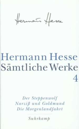 Die Bände 2 bis 5 enthalten Hesses Romane vom »Peter Camenzind« bis zum »Glasperlenspiel«. Erstmals werden hier auch die Frühfassungen und Varianten zu diesen Hauptwerken aus dem Nachlaß des Dichters in unsere Ausgabe einbezogen.