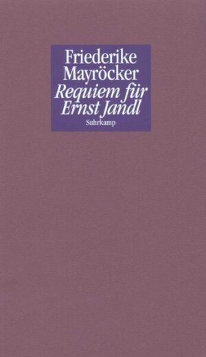 Ein halbes Jahrhundert gemeinsamen Lebens, und das hieß ganz selbstverständlich auch: gemeinsamer literarischer Arbeit, verband und verbindet Friederike Mayröcker und Ernst Jandl. Unmittelbar nach dem Tod des Gefährten im Frühsommer des Jahres 2000 hat Friederike Mayröcker den Schmerz des Verlustes in einer stillen und zugleich leidenschaftlichen Todesklage zu bewältigen versucht, die zu einem Gesang von berückender Intensität wird. In diesem Dokument von tapferster Zartheit ruft sie Erinnerungen an Erlebnisse der gemeinsamen Jahre auf, macht sich Offengebliebenes jäh bewußt, liest Jandls Texte neu. Vor einer plötzlichen und existentiellen Leere erschreckend, fragt sie nach Möglichkeiten und Weisen des Weiterlebens und -arbeitens und hört nicht auf, zu einem Gegenüber zu sprechen. »Der Verlust eines so nahen Menschen, eines HAND- und HERZGEFäHRTEN ist etwas ganz und gar Erschütterndes, aber vielleicht ist es so, daß man weiter mit diesem HERZ- und LIEBESGEFäHRTEN sprechen kann nämlich weiter Gespräche führen kann und vermutlich Antworten erwarten darf. Einer einstmals so stürmischen Aura, nicht wahr. Jetzt gestammelt gehimmelt, und weltweit.«