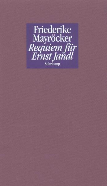 Ein halbes Jahrhundert gemeinsamen Lebens, und das hieß ganz selbstverständlich auch: gemeinsamer literarischer Arbeit, verband und verbindet Friederike Mayröcker und Ernst Jandl. Unmittelbar nach dem Tod des Gefährten im Frühsommer des Jahres 2000 hat Friederike Mayröcker den Schmerz des Verlustes in einer stillen und zugleich leidenschaftlichen Todesklage zu bewältigen versucht, die zu einem Gesang von berückender Intensität wird. In diesem Dokument von tapferster Zartheit ruft sie Erinnerungen an Erlebnisse der gemeinsamen Jahre auf, macht sich Offengebliebenes jäh bewußt, liest Jandls Texte neu. Vor einer plötzlichen und existentiellen Leere erschreckend, fragt sie nach Möglichkeiten und Weisen des Weiterlebens und -arbeitens und hört nicht auf, zu einem Gegenüber zu sprechen. »Der Verlust eines so nahen Menschen, eines HAND- und HERZGEFäHRTEN ist etwas ganz und gar Erschütterndes, aber vielleicht ist es so, daß man weiter mit diesem HERZ- und LIEBESGEFäHRTEN sprechen kann nämlich weiter Gespräche führen kann und vermutlich Antworten erwarten darf. Einer einstmals so stürmischen Aura, nicht wahr. Jetzt gestammelt gehimmelt, und weltweit.«