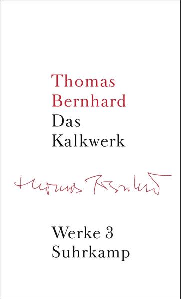 Nach den ersten fünf Bänden mit frühen Romanen, teilweise unbekannten Erzählungen und Dramen (Bde. 1, 2, 11, 14 und 15) folgen nun, erstmals in einem Band versammelt, Bernhards autobiographische Schriften (Band 10) und sein dritter Roman Das Kalkwerk (Band 3). In seinem dritten großen Roman Das Kalkwerk hat Thomas Bernhard zum ersten Mal eines seiner zentralen literarischen Themen entfaltet: das Ringen um die Niederschrift einer wissenschaftlichen Studie, das, naturgemäß, in der Katastrophe endet, in der Auslöschung der eigenen Person oder der Mitmenschen.