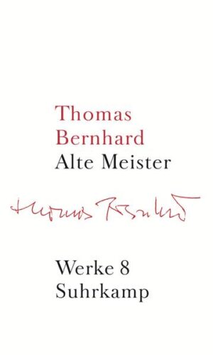 Alte Meister ist der letzte Roman, den Thomas Bernhard vollendet hat - Auslöschung erschien zwar ein Jahr später, 1986, entstand aber bereits zu Beginn der achtziger Jahre. Auch weil er dem »Lebensmenschen« des Autors, Hedwig Stavianicek, ein literarisches Denkmal setzt, ragt Alte Meister aus der Reihe der Romane Bernhards hervor. Und ein drittes Merkmal macht ihn innerhalb des einzigartigen Prosawerks zu einem außergewöhnlichen Buch: An keiner Stelle im Œvre wird die Kunst, jede Kunst, derart verdammt wie in diesem Roman - sie ist, in all ihren Gattungen, samt und sonders fehlerhaft, nicht in der Lage, den Menschen auch nur das Geringste zu geben. Und in keinem erklingt das Lob des anderen, der anderen Menschen derart uneingeschränkt. Das Buch endet mit jenem Satz, der inzwischen sprichwörtlich geworden ist: »Die Vorstellung war entsetzlich.«