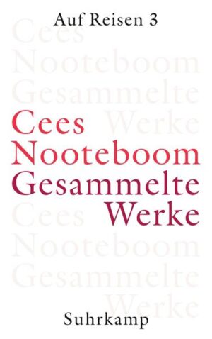 »Länder geben sich oft den Besuchern am besten zu erkennen, die nicht wissen, was sie mit diesem neuen Land anfangen sollen.« Die Gesammelten Werke Cees Nootebooms, die auf acht Bände angelegt sind, unterscheiden sich von vergleichbaren Editionen wesentlich dadurch, daß es hier unendlich vieles zu entdecken gibt: Neues und bislang Unübersetztes. Nach den Niederlanden, Spanien und dem restlichen Europa in Band 4 und 5 folgt Band 6 Cees Nooteboom auf die anderen Kontinente - zuerst nach Afrika, wo der Autor als junger Mann unterwegs war, später nach Asien. Besonders die Begegnung mit Japan gerät dem Autor zu einer nachhaltigen Erfahrung, der er sich über die Jahre immer wieder stellt. Nooteboom bereist und beschreibt die Neue Welt, nimmt die Leser mit nach Süd- und Mittelamerika, in die USA und schließlich nach Australien und in die Südsee. Cees Nootebooms Gesammelte Werke erscheinen in hochwertiger Ausstattung: gebunden in dunkelrotem Leinen, mit eleganten, rein typographisch gestalteten Umschlägen, auf bestem Papier gedruckt, mit Lesebändchen, im Schuber.