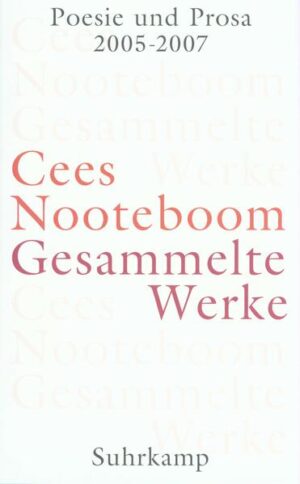 Band 9 der Gesammelten Werke versammelt nun die Poesie und Prosa der Jahre 2005-2007, Mitbringsel aus mehreren literarischen Welten: den hochgelobten Roman "Paradies verloren", den Bild-Text-Band "Tumbas" über die Gräber von Dichtern und Denkern, jüngst entstandene Geschichten, die in entlegene Zeiten und an versunkene Orte der Erinnerung führen - Wegmarken und Wegscheiden eines bewegten Schriftstellerlebens -, dazu Essays über Kunst und Literatur und, nicht zu vergessen, neue Gedichte. Des Autors Vielseitigkeit ist längst sprichwörtlich. Die Texte der letzten vier Jahre spiegeln Nootebooms heitere Souveränität und gelassene Könnerschaft in allen Genres mehr denn je. "Der Traum verbotener Reisen", heißt es in einem der neuen Gedichte Cees Nootebooms, "ein Tor, für immer verschlossen, nun halb offen." Alle Bände der neunbändigen Ausgabe sind einzeln und zusammen in Kassette erhältlich.