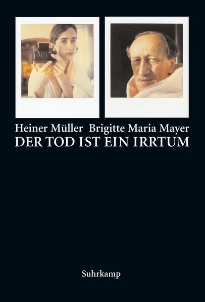 Die Photographin und Performance-Künstlerin Brigitte Maria Mayer und Heiner Müller haben sich 1990 kennengelernt und 1992 geheiratet. Bis zum Tod Heiner Müllers, der sich am 30. Dezember 2005 zum 10. Mal jährt, lebten sie mit ihrer gemeinsamen Tochter zusammen in Berlin. Die letzten Lebensjahre Heiner Müllers, die äußerlich von seinen Funktionen als Präsident der Ostberliner Akademie der Künste und als Intendant des Berliner Ensembles geprägt waren, finden ein wenig bekanntes Gegengewicht in dem gegen die tödliche Krankheit Ankämpfenden, Schreibenden und Photographierenden, und die privaten Bilder, Texte und Zeichnungen, die in dieser Zeit im Bild-Dialog mit seiner Frau entstanden, formen auch ein poetisches Gegenstück, eine Symbiographie, zu der Autobiographie Krieg ohne Schlacht. Der Tod ist ein Irrtum ist das sehr private Buch einer Liebe, eine Declaration of Love, zugleich ein durchkomponiertes Gesamtkunstwerk. In den bewußt unprätentiösen Portraitaufnahmen im Polaroidformat, dem privaten bildnerischen Code von Heiner Müller und Brigitte Maria Mayer, in wunderbar zarten Liebesgedichten, die hier zum Teil zum ersten Mal veröffentlicht werden, und in der Wiedergabe der Handschrift gewinnt das Bild des Schriftstellers Heiner Müller eine neue Dimension.