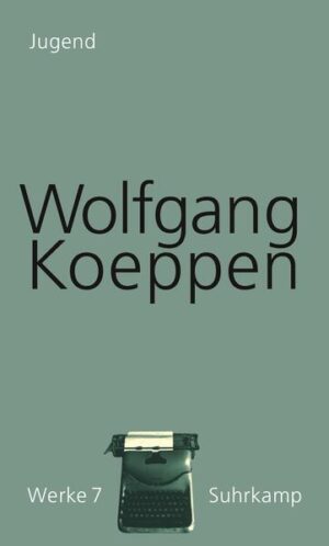 Jugend, 1976 publiziert, ist das einzige längere Prosawerk, das Wolfgang Koeppen, nach einer fast zwanzigjährigen Abstinenz von diesem Genre, fertiggestellt hat. Jugend ist komponiert als eine Sequenz von mehr als 50 Fragmenten, die die Stationen gegen Ende des Kaiserreichs und dem Beginn der Weimarer Republik in Momentaufnahmen bannen. Die vom Autor zur Veröffentlichung freigegebene Version dieses autobiographischen Buches ist eine unter annähernd zwanzig Varianten. Der Herausforderung, diese Fassungen in einer leserfreundlichen und zugleich wissenschaftlichen Standards genügenden Weise zu präsentieren, begegnet Band 7 der Werke in Form einer Hybrid-Edition: Der Band bringt den Text der Ausgabe und beschreibt die Varianten, den Entstehungskontext und die Rezeption von Jugend. Er ist der Bezugspunkt einer digitalen Edition, die sämtliche Fassungen und Fragmentvarianten zugänglich macht - und damit ein Forschungsabenteuer anbietet und zusätzliches Lesevergnügen ermöglicht.