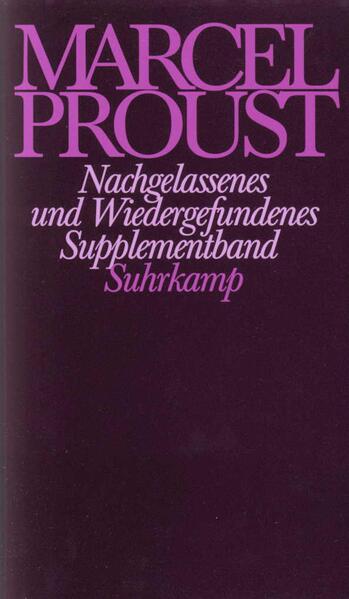 Nach Abschluß der ›Frankfurter Ausgabe‹ wurden in den vergangenen Jahren mehrere Schriften Prousts entdeckt, vor allem Jugendschriften, die dem deutschen Leser bislang unbekannt waren. Zum anderen finden sich in dem unerschöpflichen literarischen Fundus des Proustschen Nachlasses zahlreiche innerhalb der ›Frankfurter Ausgabe‹ noch nicht publizierte Entwürfe, die besondere Beachtung verdienen. Sie alle werden in diesem Band versammelt und kommentiert. Die ersten Texte stammen aus der Schulzeit. Es sind Beiträge für die von Proust und seinen Klassenkameraden am Lycée Condorcet herausgegebenen Schülerzeitschriften. Schon Prousts Beiträge in der Zeitschrift Le Mensuel zeigen einen vielseitigen jungen Literaten mit höchst amüsanten und für seine Kunstauffassung aufschlußreichen Berichten zum Tagesgeschehen: zu Gemäldeausstellungen, Vorträgen, der aktuellen Mode. Die zweite Abteilung des Bandes enthält mit eigenständigen Episoden, die in keines von Prousts Werken Eingang gefunden haben, eine überraschende Vielfalt an ganz neuen und doch seltsam vertrauten Themen, Gedanken, Motiven. Diese Passagen sind nicht nur für Proust-Kenner von größtem Interesse, für die sich hier ein unerwarteter Einblick in den Entstehungsprozeß seines größten Werkes ergibt. Sie bieten, in der eleganten Übersetzung von Melanie Walz, auch ein besonderes Lesevergnügen.