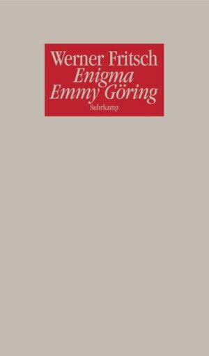 Das von der Deutschen Akademie der Darstellenden Künste als Hörspiel des Jahres prämierte Stück von Werner Fritsch ist der Monolog einer Frau, die entweder die übriggebliebene Gattin ihres Hermann ist oder eine Frau, die glaubt, diese zu sein: auf jeden Fall der Monolog einer Schauspielerin. Alles, was sie erzählt, ist so gräßlich harmlos, daß sich die lachenden Zuhörer entsetzen. Emmy, die ihre Schauspielerkarriere der Repräsentation im Zentrum der Macht geopfert hat, spricht nicht nur mit Hermann, Adolf und Gustaf, sondern auch als Hermann, Adolf und Gustaf.