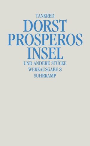 Die bisher erschienen Bände der Werkausgabe mit über 50 Theaterstücken dokumentieren ein unvergleichliches Œuvre dieses Gegenwartsautors, dessen Stücke, wie zum Beispiel Merlin, sein Opus magnum, über 80 mal inszeniert oder Herr Paul mit weit über 100 Inszenierungen weltweit zu sehen sind. Mit den sechs neuenTheaterstücken in dem nun vorliegenden Band 8 der Werkausgabe spannt Tankred Dorst mit Ursula Ehler wieder einen weiten thematischen Bogen. So ist Othoon ein szenischer Versuch über die Natur des Menschen, in Purcells Traum von König Artus soll für ein Einkaufszentrum ein altes Opernhaus abgerissen werden, aber die großen Theaterhelden aus Purcells Oper tauchen auf, um die Geschäftemacher und Investoren zu vertreiben und Prosperos Insel, das Stück, das diesem Band den Titel gibt, ist der magische Ort, an dem Traum und Realität, vergangenes und gegenwärtiges Leben ineinanderfließen. In den vier Frankfurter Poetikvorlesungen setzt sich Dorst mit der Frage ›Was aber ist Zeit‹ auseinander, er reflektiert über Jugend und Alter, über Jungsein und Altwerden und thematisiert die Bedeutung des Autors im politischen Raum. Tankred Dorst hat, wie er es einmal selber formuliert hat, die Welt zu seinem Stoff gemacht. Othoon. Ein Fragment. Purcells Traum von König Artus Die Wüste Ich bin nur vorübergehend hier Künstler Prosperos Insel »Sich im Irdischen zu üben« Frankfurter Poetikvorlesungen