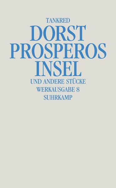 Die bisher erschienen Bände der Werkausgabe mit über 50 Theaterstücken dokumentieren ein unvergleichliches Œuvre dieses Gegenwartsautors, dessen Stücke, wie zum Beispiel Merlin, sein Opus magnum, über 80 mal inszeniert oder Herr Paul mit weit über 100 Inszenierungen weltweit zu sehen sind. Mit den sechs neuenTheaterstücken in dem nun vorliegenden Band 8 der Werkausgabe spannt Tankred Dorst mit Ursula Ehler wieder einen weiten thematischen Bogen. So ist Othoon ein szenischer Versuch über die Natur des Menschen, in Purcells Traum von König Artus soll für ein Einkaufszentrum ein altes Opernhaus abgerissen werden, aber die großen Theaterhelden aus Purcells Oper tauchen auf, um die Geschäftemacher und Investoren zu vertreiben und Prosperos Insel, das Stück, das diesem Band den Titel gibt, ist der magische Ort, an dem Traum und Realität, vergangenes und gegenwärtiges Leben ineinanderfließen. In den vier Frankfurter Poetikvorlesungen setzt sich Dorst mit der Frage ›Was aber ist Zeit‹ auseinander, er reflektiert über Jugend und Alter, über Jungsein und Altwerden und thematisiert die Bedeutung des Autors im politischen Raum. Tankred Dorst hat, wie er es einmal selber formuliert hat, die Welt zu seinem Stoff gemacht. Othoon. Ein Fragment. Purcells Traum von König Artus Die Wüste Ich bin nur vorübergehend hier Künstler Prosperos Insel »Sich im Irdischen zu üben« Frankfurter Poetikvorlesungen