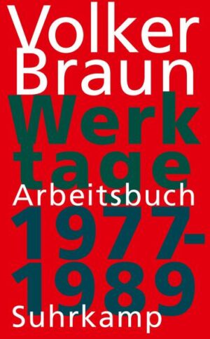 Unbekanntes, hoch Wichtiges ist zu vermelden. Volker Braun hat, beginnend im Januar 1977, bis in die Gegenwart ein Werktagebuch geführt. Dessen erster Band, teils kurze, teils längere Notate, erlaubt nicht allein den erhellenden Einblick in die Werkstatt des »lauteren, spielwütigen Autors«. Solche Mitschriften des täglichen Lebens machen erfahrbar, wie Volker Braun sich und seine Arbeit, die Kollegen und die politische Situation - in Ost und West - sieht. Und seine Beobachtungen, mal giftig, mal ironisch, Reflexionen und Erzählungen zeigen erneut die Kunst dieses Dramatikers, Lyrikers und Prosaisten: Mit jedem Satz von ihm steigert er humoristisch-traurig die Einsicht in die Verbesserungswürdigkeit und Verbesserungsnotwendigkeit unserer Lage. In diesem Lebens-, Lese- und Arbeitsbuch ist also zu erfahren, wie Volker Braun nach der Publikation der Unvollendeten Geschichte - 1975 in der DDR, 1977 in der BRD - seine Dramen zum Druck befördert und auf die Bühne bringt, wie er listig den Hinze-und Kunze-Roman zuerst in Frankfurt und dann in Halle veröffentlicht, was die im Westen so alles mit ihm anstellen, warum er 1988 das Stück Lenins Tod schreibt, und im Jahr 1989 der erste Band seiner Werkausgabe erscheint.