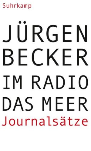 Mit diesem Buch bewegt sich Jürgen Becker im Grenzbereich der literarischen Möglichkeiten. Nach dem Journalroman Schnee in den Ardennen und den Journalgeschichten Die folgenden Seiten verbleiben nur mehr Journalsätze, die der Strom der Wahrnehmungen, Erinnerungen und Imaginationen zurückläßt. Es sind Sätze, auf die sich, in Partikeln, eine ganze Biographie reduziert. Die den Augenblick mit einer Geschichte versehen, deren Vergangenheit im Ungesagten bleibt. Die Erfahrungen konzentrieren, auf die ein Gedicht oder romanhaftes Erzählen warten könnte. Es sind Sätze, die zufällig entdeckt oder nach langen Recherchen in der Bewußtseinslandschaft entstanden sind. Die das Banale wie das Absurde benennen, das Naheliegende und das Entfernte, die Verstörungen der Kindheit und die Irritationen des Alters. Jürgen Beckers Konzept, journalhaft auf die oft so irreal erscheinende Wirklichkeit zu reagieren, kommt hier zu einer rigorosen Konsequenz: der Minimalisierung des Schreibens.