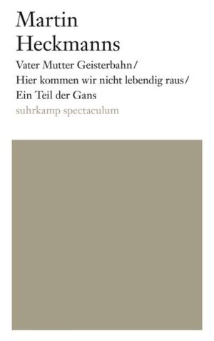 Martin Heckmanns, 1971 in Mönchengladbach geboren, zählt zu den meistbeachteten Theaterautoren seiner Generation. Er gilt als Spezialist für das Komische. Seine Figuren sind stets auf der Suche und kämpfen mit ihren Rollen und den gesellschaftlichen Zurichtungen. Romantische Motive werden bei ihm überprüft, an der Realität gebrochen und erzeugen in der Konfrontation komische Effekte. Seine Stücke sind formal vielgestaltig angelegte Sprachkunstwerke, in denen um gelingende Kommunikation und alternative Lebens- und Ausdrucksformen gerungen wird. Als „Feindramatiker und Sprachmechaniker“ beschreibt ihn der Theaterkritiker Peter Michalzik. „Er ist der Sprachphilosoph unter den jüngeren Dramatikern, seine Texte schildern nicht die Wirklichkeit, sie stellen sie in Frage“, so der Kritiker Dirk Pilz. Und Gerhard Stadelmaier attestiert: „Wenn es so etwas gibt wie Figuren, ganz aus Kunst und Papier und Gedanken, aber durchpulst von Blut und Leben - dann sind es die Figuren von Heckmanns.“ Dieser Band versammelt drei der in den letzten Jahren uraufgeführten Stücke von Martin Heckmanns, die einen Eindruck von der inhaltlichen und stilistischen Bandbreite dieses originären Theaterdichters vermitteln.