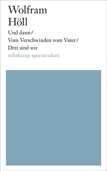 »Das Kind spricht, es erzählt und zählt die Plattenbauten, die großen Steine am Spielplatz, die Stockwerke und Klingelknöpfe, und ehe man sich’s versieht, ist man gefangen in einer Arithmetik des Verlustes, macht einen die Zahl traurig, verweist eine Drei immer auf die Vier, die leider nicht ist, und leidet die Zwei an der Drei, am Fehlen der Eins. Das Kind zählt, und kein Abzählreim ist zur Hand, der die Abwesenheit ungeschehen machen und das Verlorene zurückholen könnte, weil auch der Kinderreim an der Grenze des ›und raus bist du‹ endet. Selten hat mich ein Text so traurig berührt und in seiner klugen Zartheit so froh gemacht«, schrieb der Dramatiker Ewald Palmetshofer über Wolfram Hölls vielfach ausgezeichnetes Debüt Und dann. Dieser Band enthält die Stücke Und dann, Vom Verschwinden vom Vater und Drei sind wir, die Wolfram Höll als einen der radikalsten deutschsprachigen Dramatiker ausweisen.