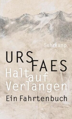 Unmittelbar nach der Diagnose findet er keine Worte. Erst später, bei der täglichen Fahrt quer durch die Stadt, versucht er, die Dinge zu benennen, aufzuschreiben, was ihm geschieht: die Unterwelt der Onkologie, die Müdigkeit nach der Bestrahlung, die Erinnerung an Kindheit und Herkunft, an Straßenbahnfahrten mit dem Vater und Kino mit der Jugendfreundin Mile, an Verlassenwerden in Paris und den Abschied von seiner Geliebten. Den möglichen Tod vor Augen, stellt er sich die Frage nach dem Gelebten und dem Versäumten, nach dem, was Antrieb war, was Begehren und was Liebe. Halt auf Verlangen ist Urs Faes' bislang intimstes Buch, gewachsen aus der autobiographischen Erfahrung der Krankheit, geschrieben, um sich festzuhalten am Stift, an Worten, Bildern und der Erinnerung. Schreiben als Notwehr, gegen die eigene Hinfälligkeit - und darin ganz dem Leben zugewandt.