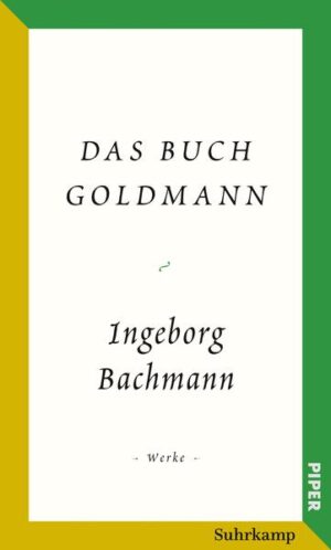 Ingeborg Bachmann nannte ihr großes Erzählvorhaben, an dem sie bis zuletzt festhielt, »Das Buch Goldmann«. Es erscheint nun in einer Edition, die das fragmentarisch überlieferte Werk als Projekt eines rettenden Erzählens sichtbar macht. Es wird möglich dank einer ungewöhnlichen Synthese von Tragik und weltoffener Komödie, die keine Opfer mehr nötig hat.